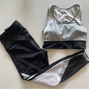 Athleta set. Colorblocked Movement Bralet & High Rise Precision ⅞ Tight.